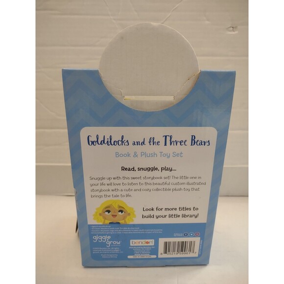 Bendon Goldilocks And The Three Bears Book And Plush Toy Set - Picture 3 of 6